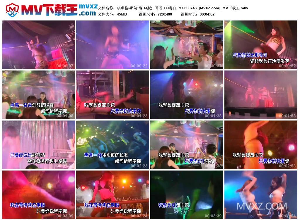 琪琪格-那句话{DJ版}_国语_DJ嗨曲_MC600743